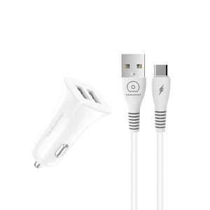 <span class=keywords><strong>Chargeur</strong></span> de voiture universel à <span class=keywords><strong>prix</strong></span> avantageux de haute qualité avec câble USB 2.4A pour <span class=keywords><strong>iPhone</strong></span> MICRO Type C - Product Image 1