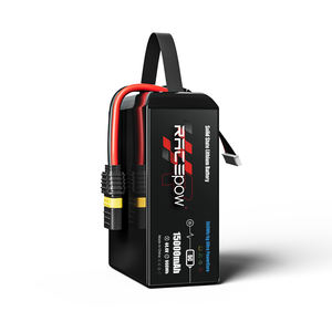 بطارية ليثيوم بوليمر صلبة عالية الكثافة من Racepow بسعة 350 واط/ساعة و15 أمبير/ساعة و15000 مللي أمبير/ساعة، 12S 44.4 فولت، للطائرات بدون طيار الصناعية وطائرات الشحن - Product Image 3