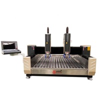 Prix de gros Syntec CNC routeur Machine Double-tête gravure sculpture pierre marbre granit pour usage domestique nouveaux moteurs pompes