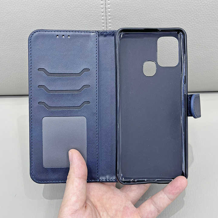 Luxury Magnet Fold Flip Cover Card Wallet Leather Stich Book Mobile Phone Cases for Samsung S24 23 22 21