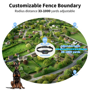 Collar con Rastreador GPS para Mascotas con Valla Electrónica para Entrenamiento de Perros al Aire Libre, Material ABS Negro, TZ G723 - Product Image 3