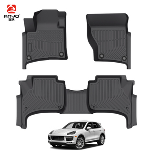Juego Completo de Alfombrillas de Lujo Personalizadas para el Respaldo del Asiento y el Suelo del Coche, Alfombrilla para Maletero y Protector de Carga para Porsche Cayenne 958 2011-2018 - Product Image 2
