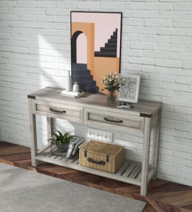 Meuble TV de salon moderne du milieu du siècle de haute qualité, meuble de rangement Console en bois, unité TV pour salon, 2023 - Product Image 5