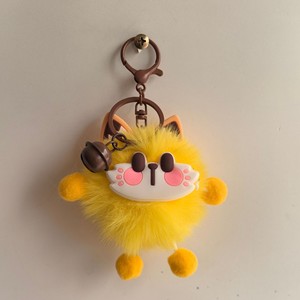 Sevimli Hairball kolye eğlenceli çift Girlfriends anahtarlık komik çirkin sırt çantası anahtarlık peluş oyuncak kolye araba bebek çantası dekorasyon - Product Image 5