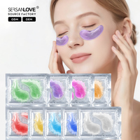 Masque Gel Hydrogel Coréen Anti-rides au Collagène et Or en Poudre, Marque Privée 2026, pour le Contour des Yeux
