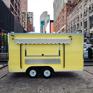 Remolque de pizza de cocina, camión de comida móvil de acero inoxidable y fibra de vidrio, precio de fábrica de pizzería - Product Image 4