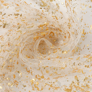 <span class=keywords><strong>Mantel</strong></span> <span class=keywords><strong>de</strong></span> Tul Dorado con Láminas <span class=keywords><strong>de</strong></span> Oro, Duradero y Elegante, Ideal para Bodas, Fiestas <span class=keywords><strong>de</strong></span> Cumpleaños, Camino <span class=keywords><strong>de</strong></span> Mesa para el Hogar - Product Image 4