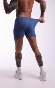 Calzoncillos Bóxer de Algodón Transpirable para Hombre, Ropa Interior de Algodón Suave Azul, Cintura Elástica, Cómodos, Venta al Por Mayor de Fábrica - Product Image 5