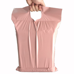 9X12 "Poly Biodégradable Livraison Gratuite En Plastique Expédition En Gros Courrier Étiquette Sac D'expédition Poignée Avec Poche - Product Image 3