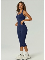 Nouvelle Arrivée YNSEA Combinaison de Yoga Halter Taille Haute Sans Couture Ajustée en Nylon Sans Manches pour Femme – Idéale pour la Gym et l'Entraînement