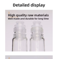 Flacon cylindrique à double compartiment pour gouache, type pression, pour poudre lyophilisée et essence, 6 ml, avec séparation eau-huile intégrée, boîte flacon.