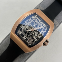 Nouvelle Montre Mécanique Automatique Tourbillon de Luxe pour Homme 2026, Boîtier Or Rose, Style Designer, Réserve de Marche, Haute Qualité