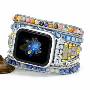 Agate naturelle bohème <span class=keywords><strong>AppleWatch</strong></span> <span class=keywords><strong>Bracelet</strong></span> de mode <span class=keywords><strong>Bracelet</strong></span> de bijoux en gros <span class=keywords><strong>Bracelet</strong></span> - Product Image 3