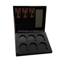 Boîte cosmétique vide, 21 Designs personnalisés, emballage en carton magnétique, boîte de maquillage, Palette d'ombres à paupières