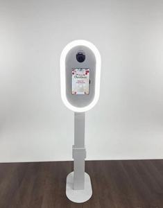 Mới nhất DSLR iPad Photo Booth Máy vỏ đứng Roaming hình bầu dục iPad photobooth với máy in cho các sự kiện Đảng - Product Image 1