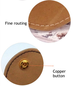 2022 New Arrival High Quality Soft PU Leather Pu Multipurpose <strong>Cosmetic</strong> <strong>Bag</strong> Wallet Sunglasses case - Product Image 4