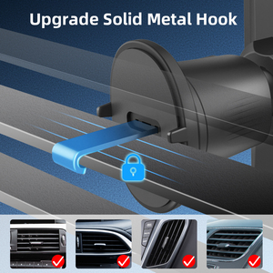 Supporto per Telefono Cellulare da Auto Taiworld di Alta Qualità, Clip di Montaggio per Bocchetta dell'Aria, <span class=keywords><strong>Porta</strong></span> Cellulare per Veicolo - Product Image 4