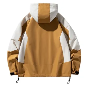 LAYENNE Giacca Antivento con Cappuccio Idrorepellente, Moda All'Ingrosso, Giacca Unisex per Escursionismo e Attività All'Aperto - Product Image 3