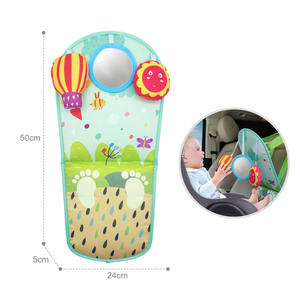 Siège de voiture pour bébé, jouet compagnon de voyage, véhicule plus facile à conduire, siège de voiture pour bébé, poussette, jouet avec musique, tapis de jeu pour bébé - Product Image 1