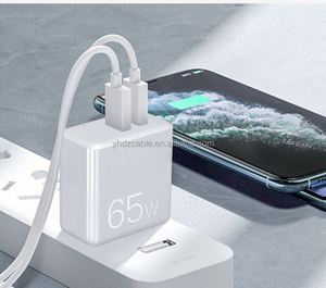 Nouveauté Chargeur GAN 65W USB Chargeur rapide pour téléphone iPhone USB C PD3.0 Super charge rapide Tablette USB Chargeur rapide automatique - Product Image 2