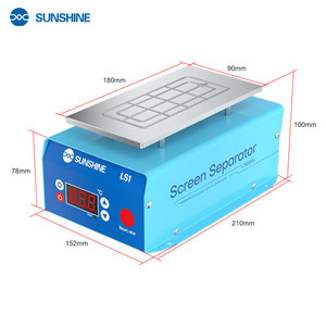 Plateforme chauffante SUNSHINE LS1 pour séparation d'écrans LCD avec <span class=keywords><strong>panneau</strong></span> de contrôle de température pour démontage rapide d'écrans tactiles de téléphones mobiles - Product Image 5