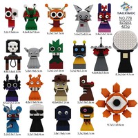 Jouet de construction créatif en plastique tendance 2025, figurine de jeu vidéo, modèle de blocs de construction, jeu de boîte à rythme, périphérique de jeu