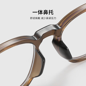 Gafas con Filtro de Luz Azul para Mujer, Color Marrón, Montura Rectangular TR, Tamaño Pequeño, Puente Mediano, Lentes de PC, Modelo 28031 - Product Image 4