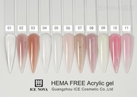 Fourniture d'usine HEMA FREE Vernis à ongles en gel mélangé facilement populaire couleur 10ml/15ml Ensemble de vernis à ongles