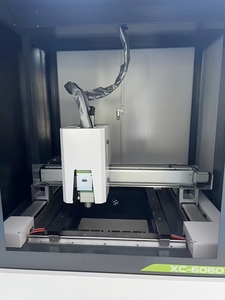 เครื่องตัดโลหะแผ่นด้วยเลเซอร์ความแม่นยำสูง 1500 วัตต์ 600x600 มม. เครื่องตัดไฟเบอร์เลเซอร์ขนาดเล็กสำหรับทองเหลืองและเหล็ก - Product Image 4