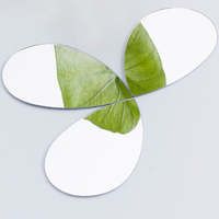 Plaques de panneau auto-adhésives en acrylique/PMMA/perspex, miroirs, format à forme personnalisée
