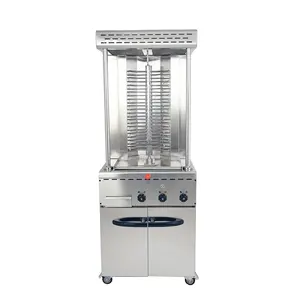 Máquina Elétrica Doner Kebab Shawarma Máquina Elétrica Turkey Grill máquina carne kebab assar máquina com armário