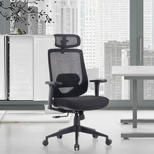 Chaise de bureau ergonomique simple et moderne, extensible, avec siège rembourré réglable en hauteur, économique pour usage en atelier - Product Image 2
