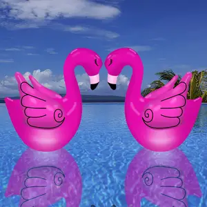Vente chaude promotionnel porte-gobelet Flamingo flottant bière porte-boissons sous-verres piscine gonflable porte-gobelet
