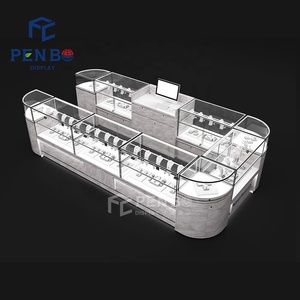 Fornitura di fabbrica su misura orologi da polso riparazione gioielli chiosco Design collana di vetro anello gioielli chiosco per <span class=keywords><strong>centro</strong></span> <span class=keywords><strong>commerciale</strong></span> - Product Image 5