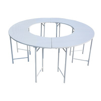 Support à fleurs décoratif pour table de dessert, en fer forgé émaillé, semi-circulaire en forme de S, 75/80 cm, pour mariages en extérieur transfrontaliers
