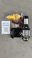 Treuil électrique de petite taille de haute qualité 4500 lb 12V 24V 48V, câble en acier pour bateau, hauteur de levage maximale de 12 m, grue de camion