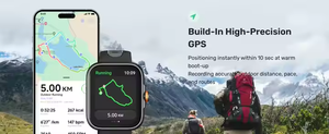 30 Meters Waterproof Amoled <strong>Build</strong> in GPS BT Call Out Door 350mAh Long Endurance <strong>Smart</strong> <strong>Watches</strong> - Product Image 2