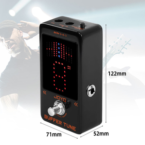 Pedal de <span class=keywords><strong>Guitarra</strong></span> JOYO JF-19 Buffer Tune con Buffer Incorporado, Afinación Precisa, Modo True Buffer, Efectos de Pedal para Bajo Eléctrico - Product Image 6