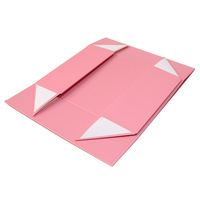 Grandes boîtes cadeaux rigides en papier rose de luxe pour anniversaires, mariages, baby showers, bijoux, avec gaufrage pour montre