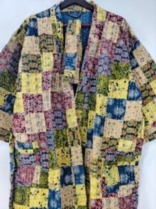 Unisexe XL Coton Kantha Quilt Veste D'hiver Robes Femmes Boho Imprimé Quirky Broderie Fait À La Main Indien Agrémenté Long Animal - Product Image 3