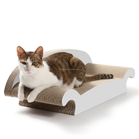 Vente en gros Gratte-chat en carton ondulé de style moderne de qualité supérieure Forme personnalisée pour canapé ou canapé
