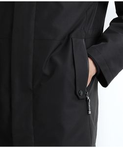 Parka longue noire vierge en fourrure pour hommes avec logo personnalisé, parkas d'hiver, veste, <span class=keywords><strong>manteau</strong></span> pour hommes 2021 - Product Image 6