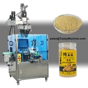 Automatic Powder Rotary Bottle Filling Machine