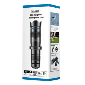 Lente telescópica Universal con Zoom 28X para teléfono móvil, lente de cámara para distancia, objetos, fotografía, venta al por mayor - Product Image 6