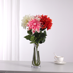 Oh Arts Flor de jardín de alta calidad Dalia Flor de seda artificial Dalia para decoración de bodas - Product Image 3