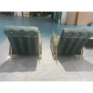 ユニークな細工されたヘビアームチェアラウンジリビングルーム家具アクセントチェア高級デシングルソファリビングルームサラ家具 - Product Image 4