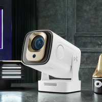 Mini-projecteur LCD HY260PRO 4K Android 11 avec Internet intégré, portable, courte focale, home cinéma, 320 lumens, lampes LED, auto