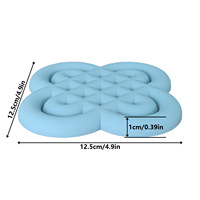 Sous-verre en silicone uni résistant à la chaleur, tapis de table, support pour casserole, égouttoir à fruits, style moderne et minimaliste