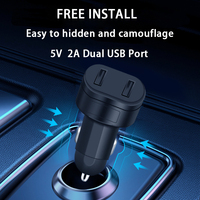SinoTrack-Mini rastreador de coche, dispositivo de seguimiento de 5V, 2.4A, cargador de coche Dual USB, ST-909, GPS, GSM, GPRS