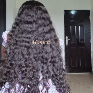 Paquetes de cabello humano ondulado Natural crudo camboyano virgen cutícula alineada birmano rizado sin procesar Italia pelo indio rizado - Product Image 6